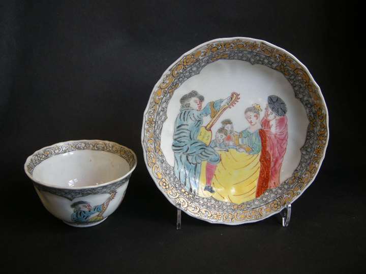 Very rare cup and saucer porcelain